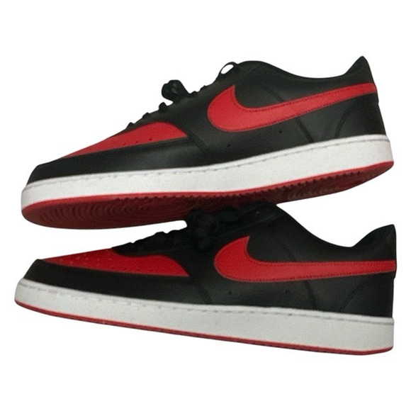 Nike Court Vision Lo NN Athletic Shoes Men’s sz 13 Black University Red Sneakers - Picture 3 of 7